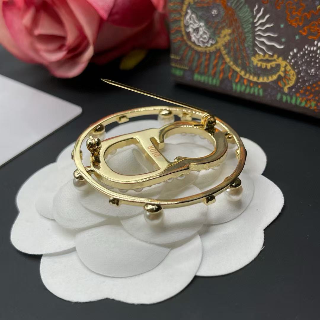 DI0R CDパールブローチ【50％割引+送料無料】