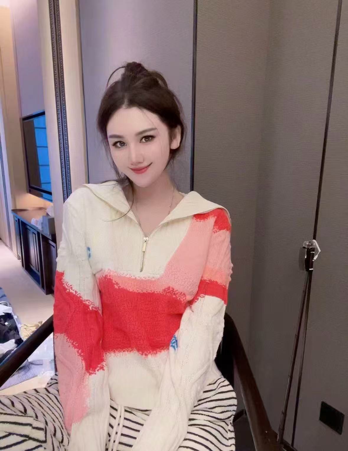 CHANE1 ダブルCポケットウールセーター【50％割引+送料無料】