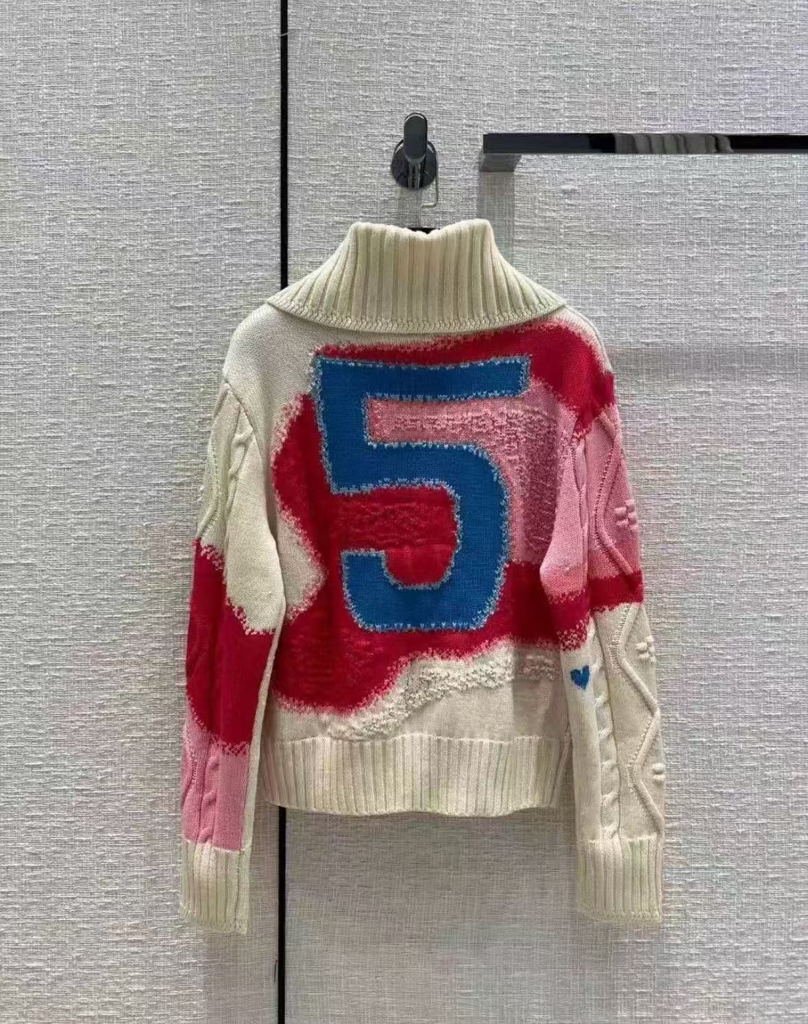 CHANE1 ダブルCポケットウールセーター【50％割引+送料無料】