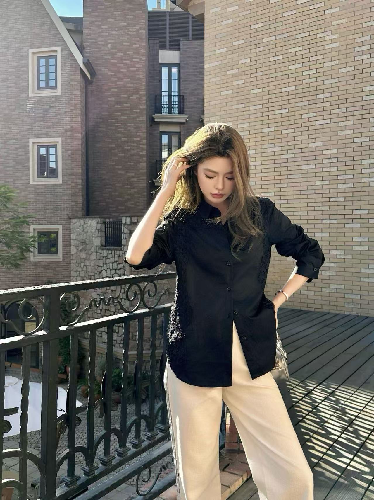 DI0Rレースブラウス【50％割引+送料無料】