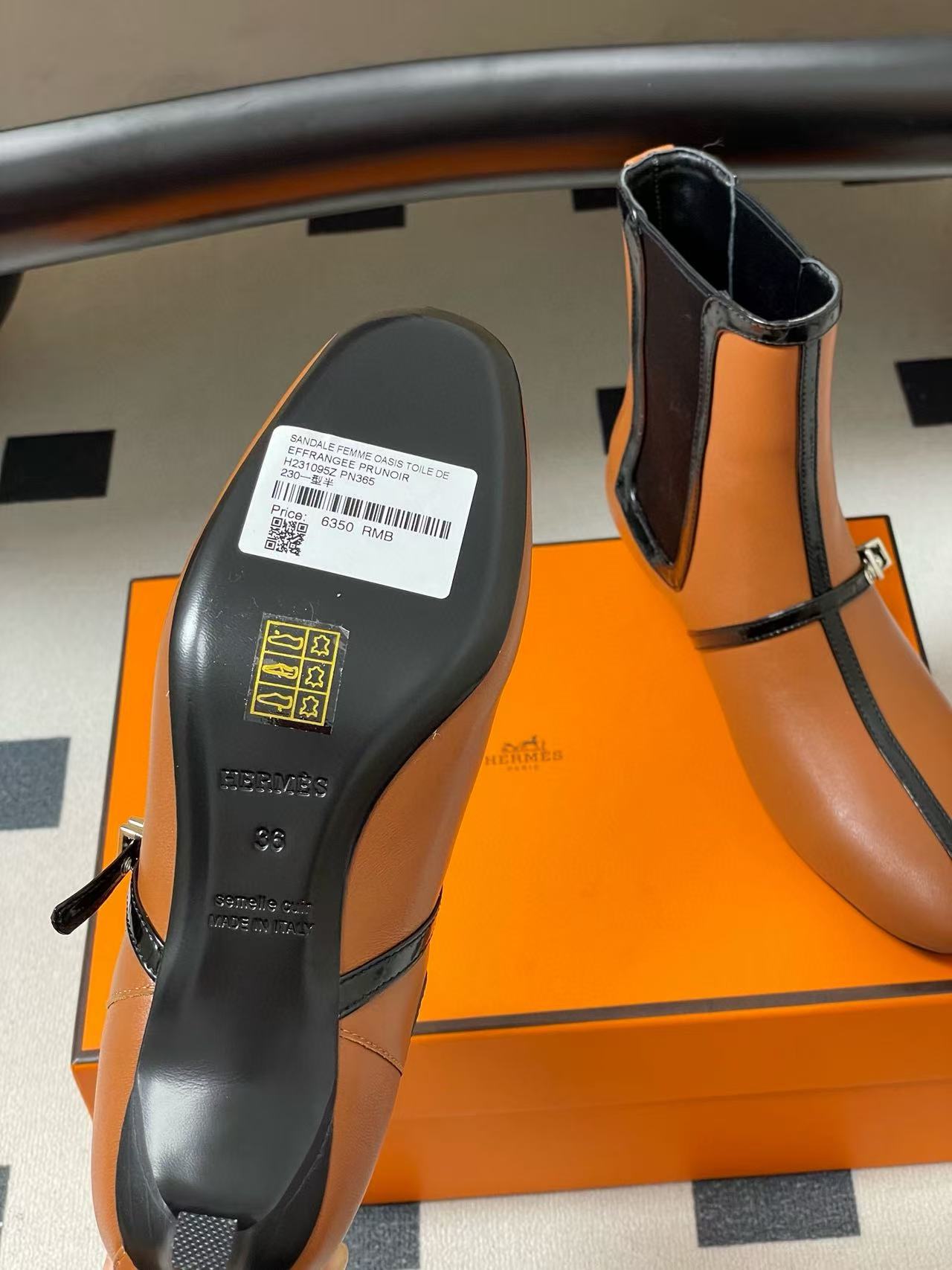 HERME5 高品質ローヒールのアンクルブーツ【50％割引+送料無料】