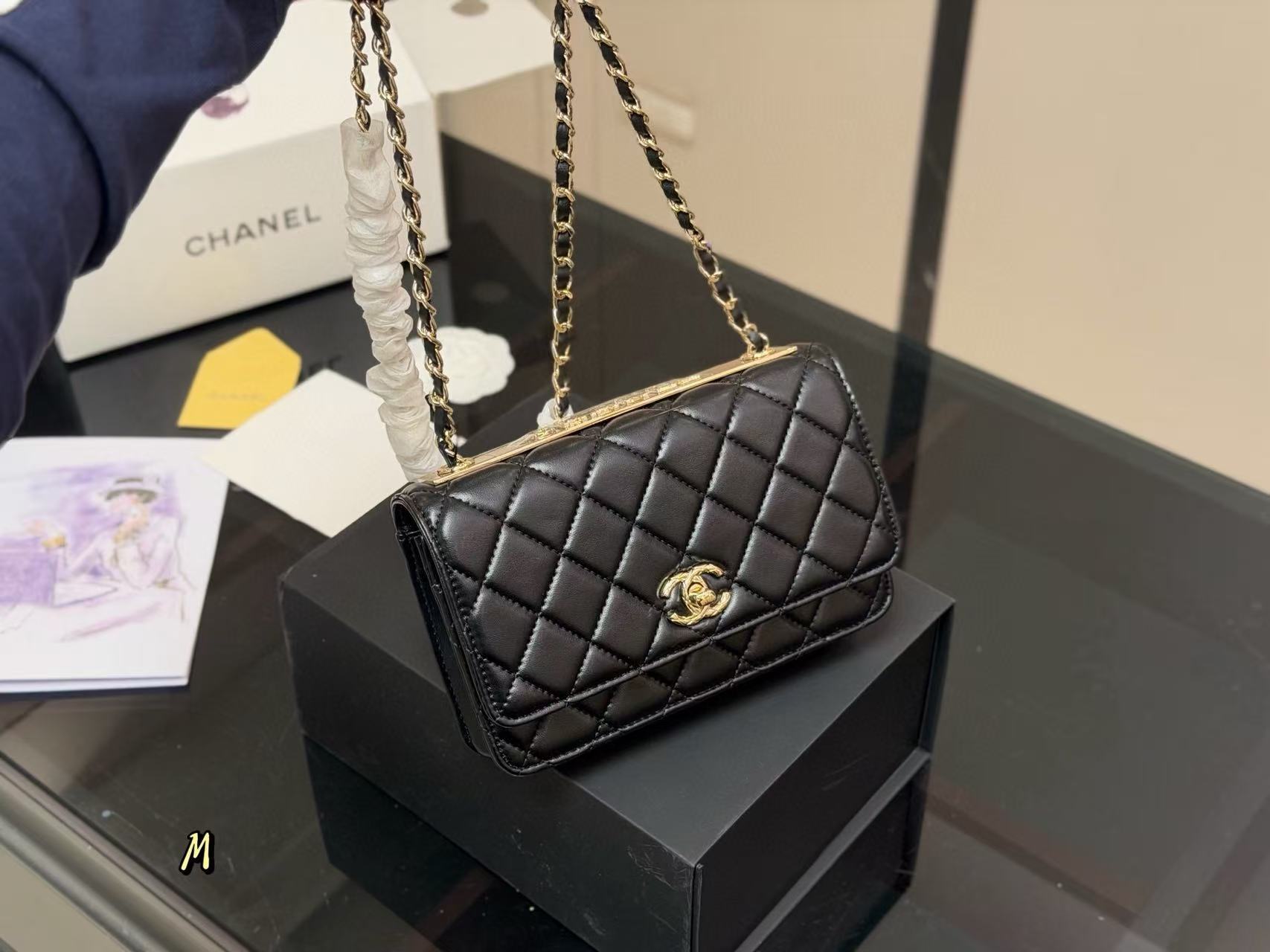 CHANE1 チェーンショルダー/クロスボディバッグ【50％割引+送料無料】