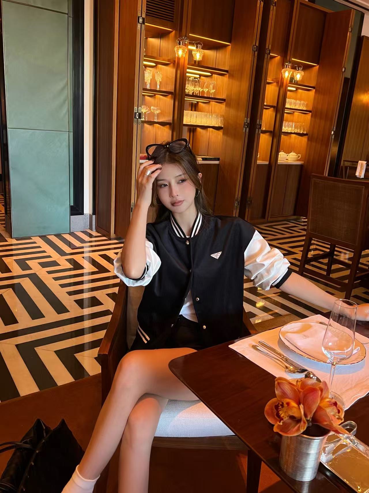 PR4DA カラーブロック トライアングル ロゴ ジャケット【50％割引+送料無料】