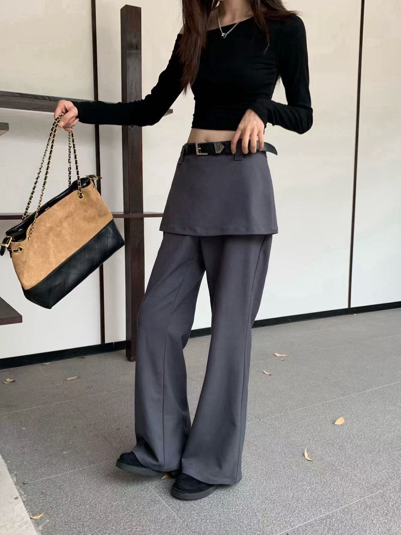 PR4DA フレアカジュアルフロアレングスパンツ【50％割引+送料無料】