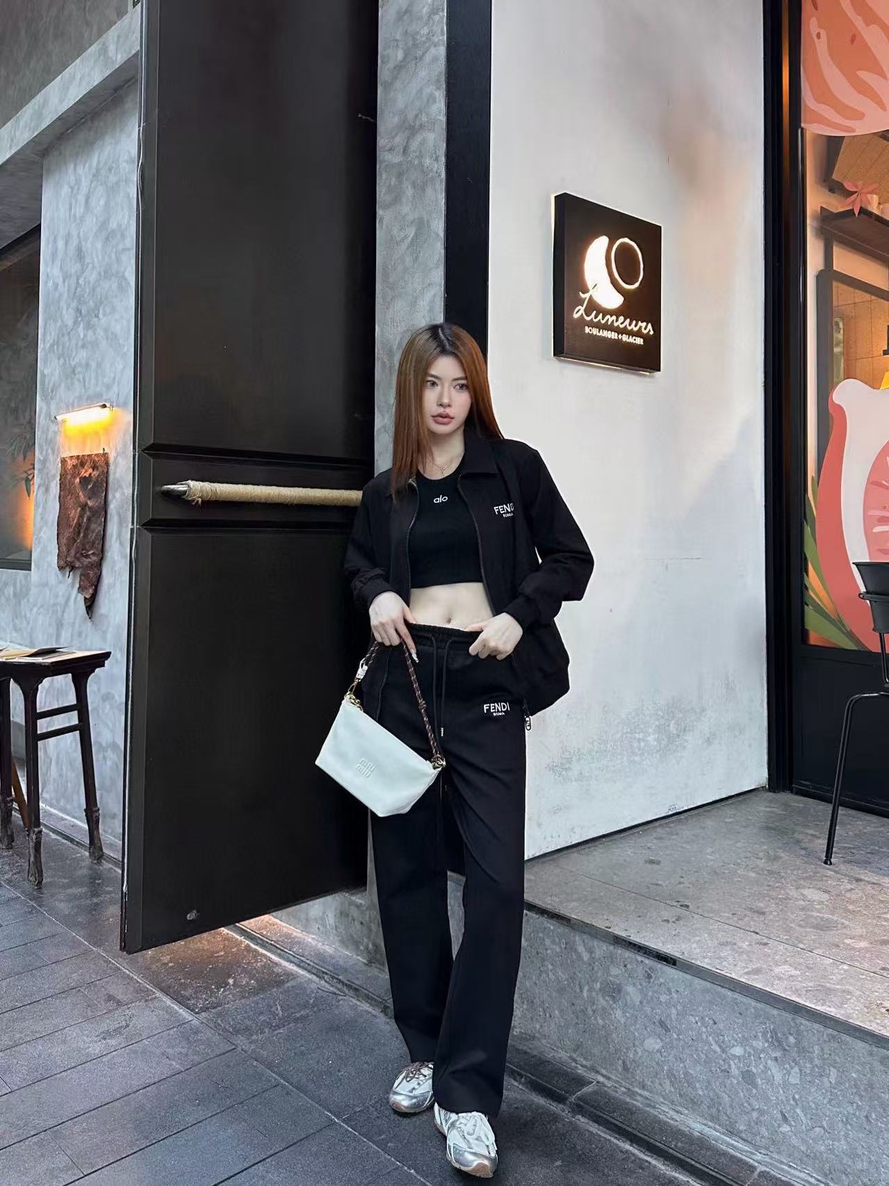 FEND1 リバーシブルジャケット＋トラウザーズ ツーピースセット【50％割引+送料無料】