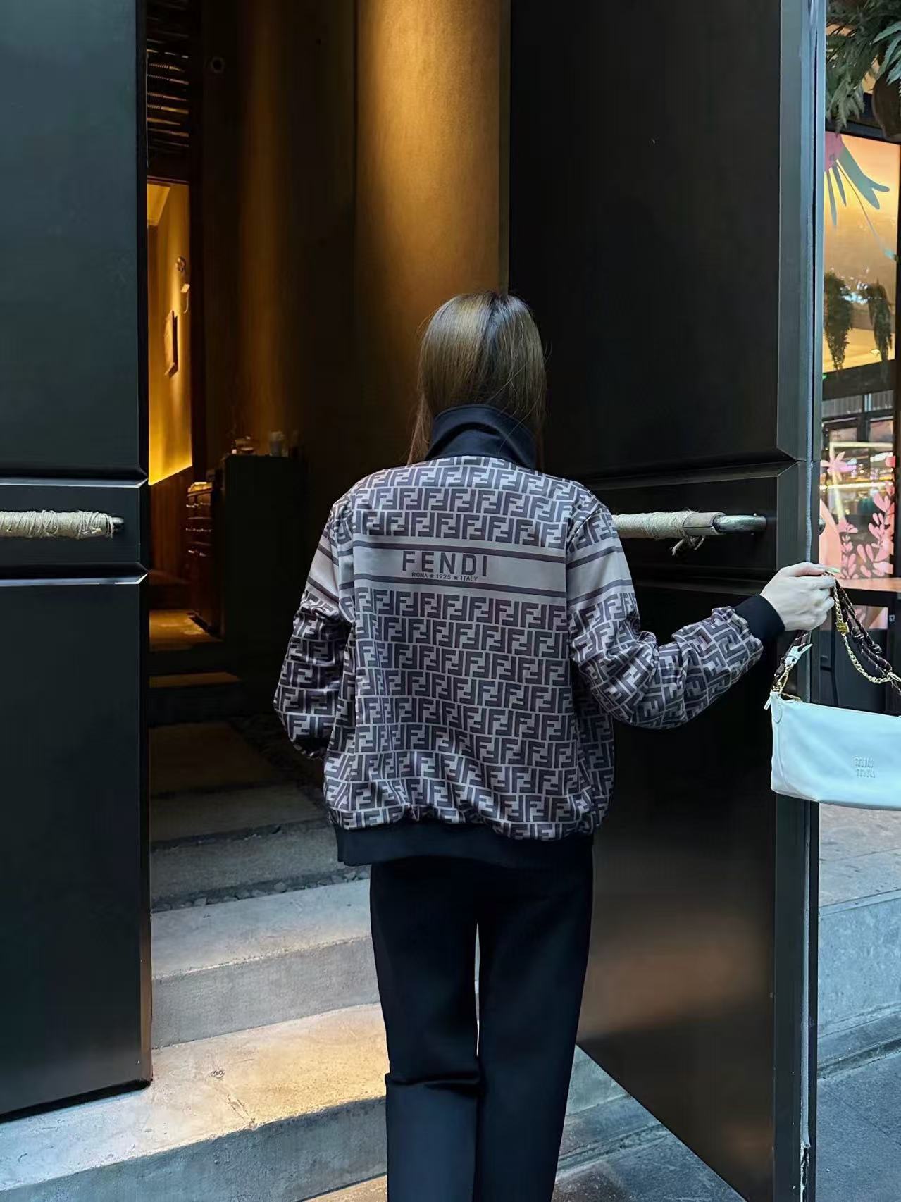 FEND1 リバーシブルジャケット＋トラウザーズ ツーピースセット【50％割引+送料無料】