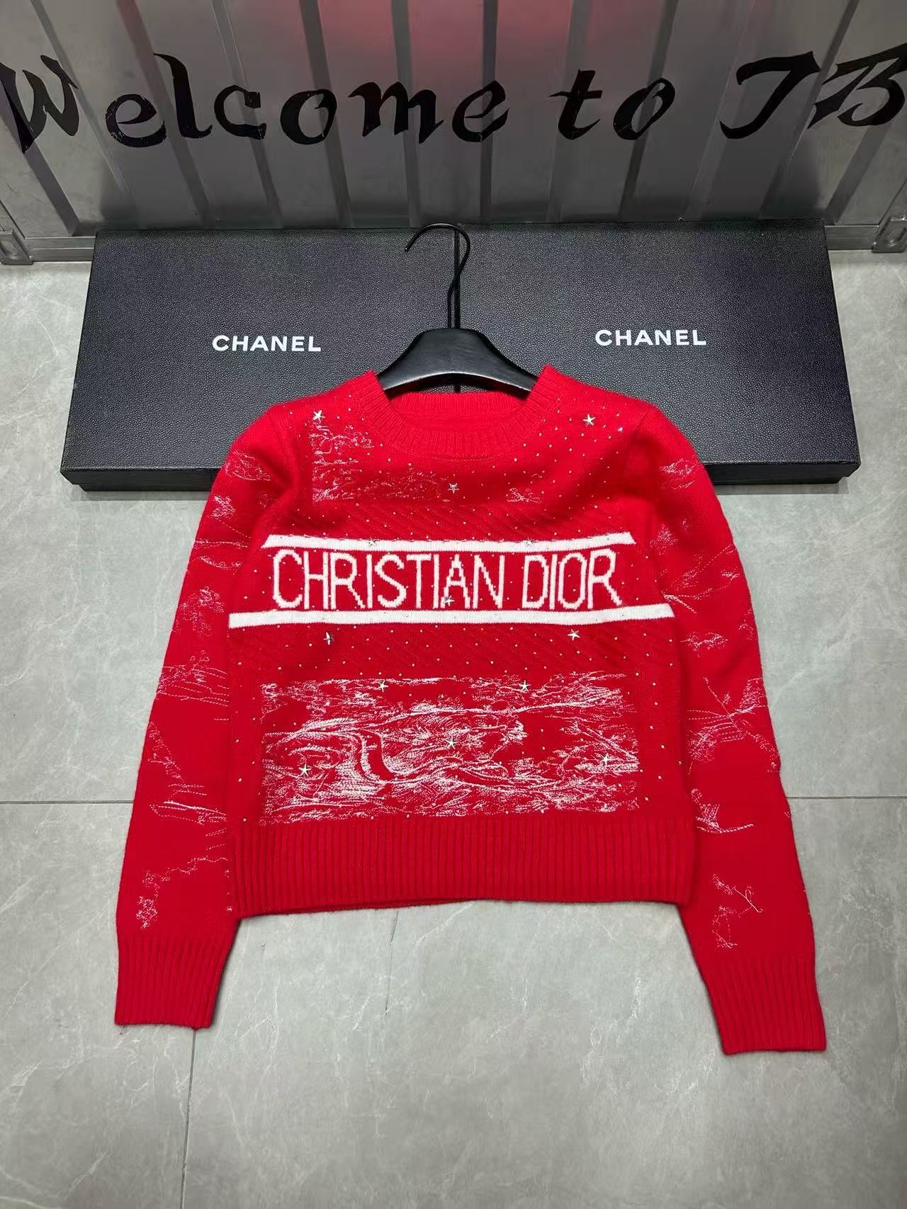 DIORレターウールセーター【50％割引+送料無料】