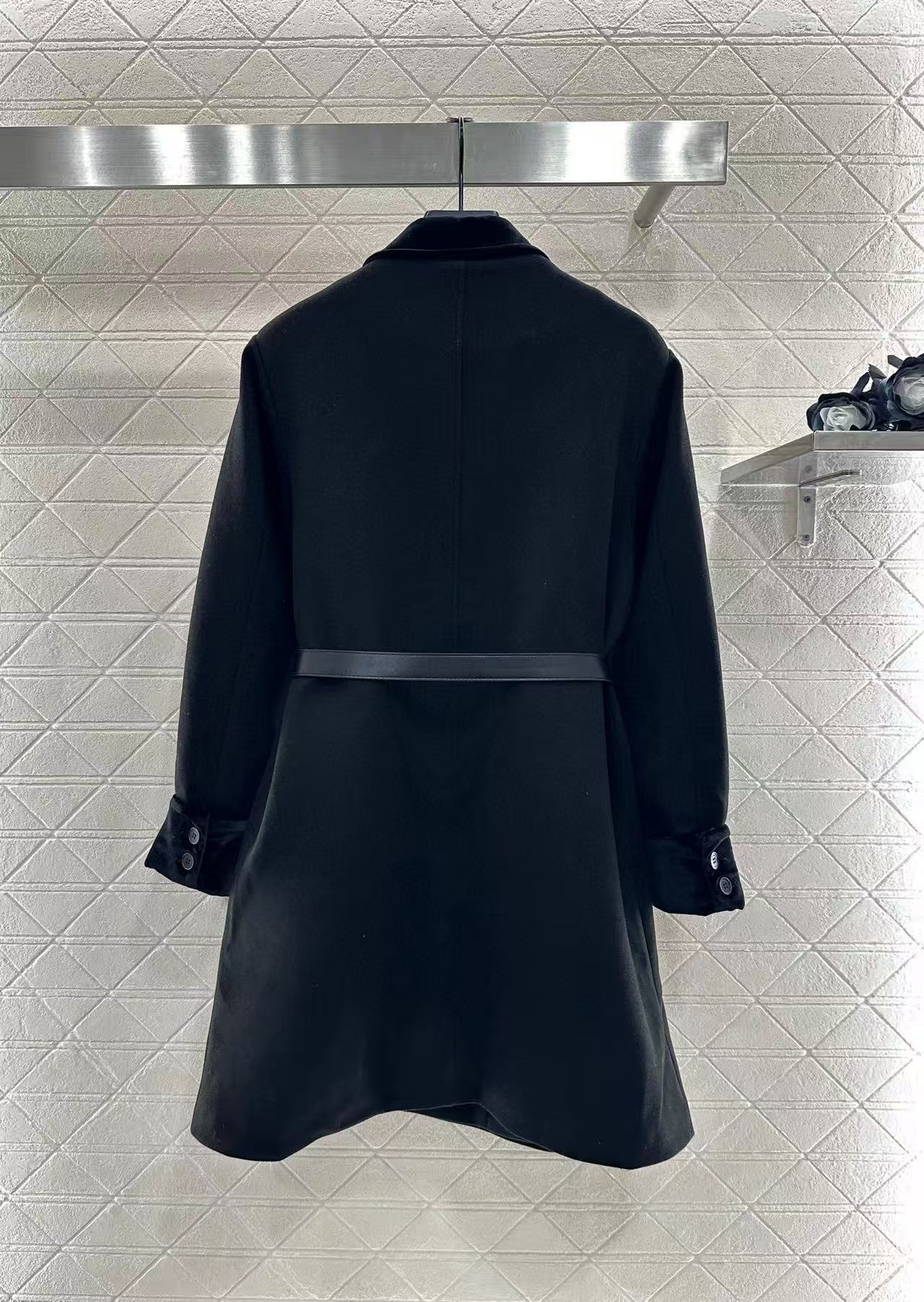 YSL ラペルタイウエストロングコート【50％割引+送料無料】