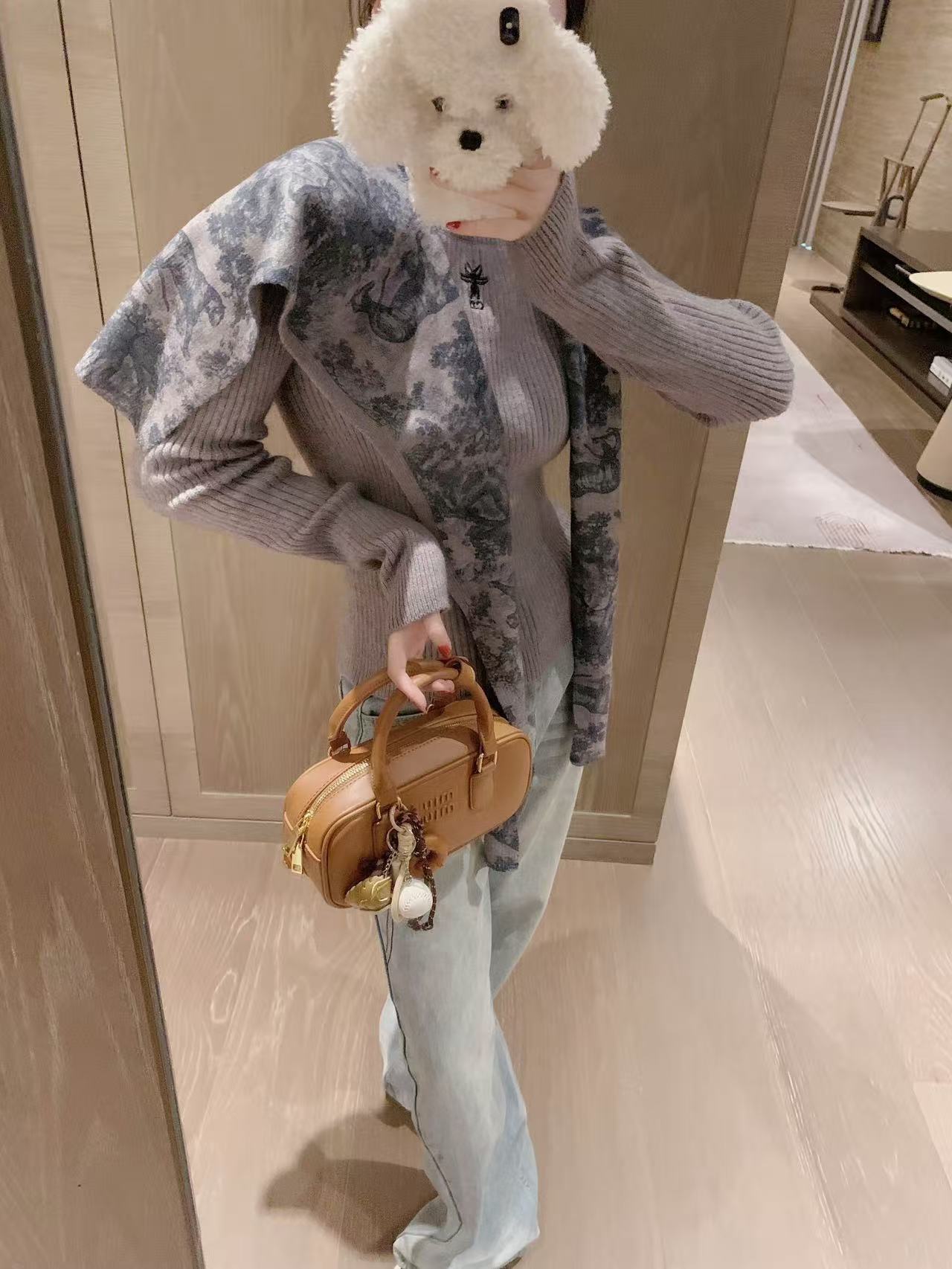 DI0RCD ビーショールウールセーター【50％割引+送料無料】