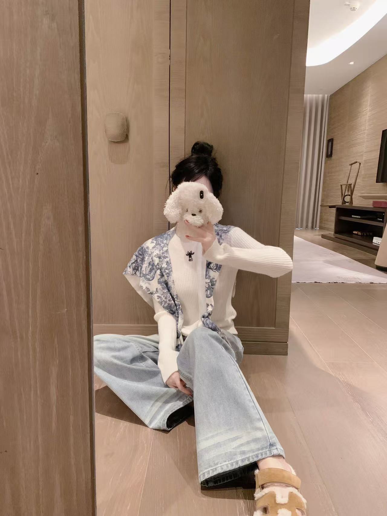 DI0RCD ビーショールウールセーター【50％割引+送料無料】