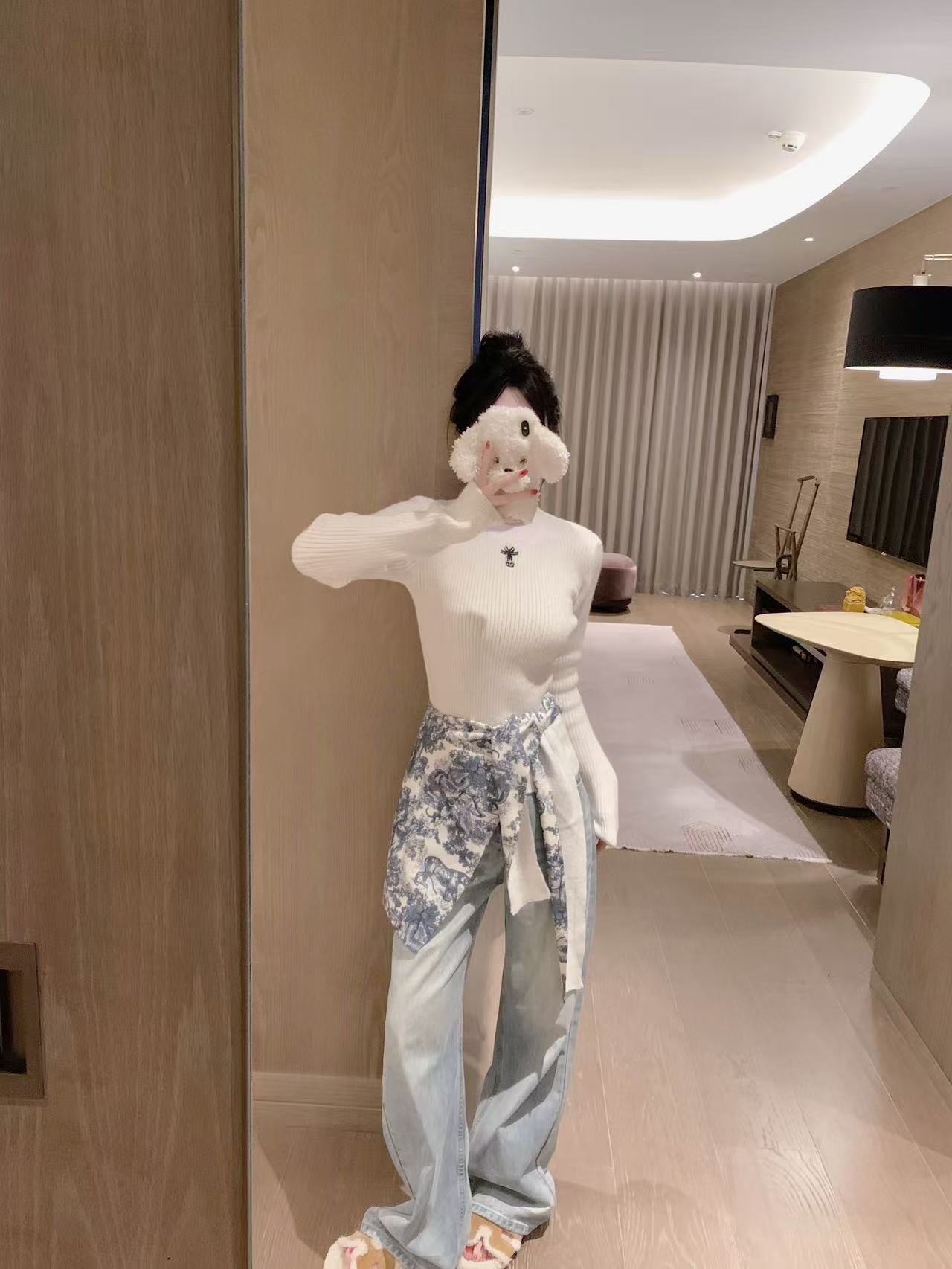 DI0RCD ビーショールウールセーター【50％割引+送料無料】