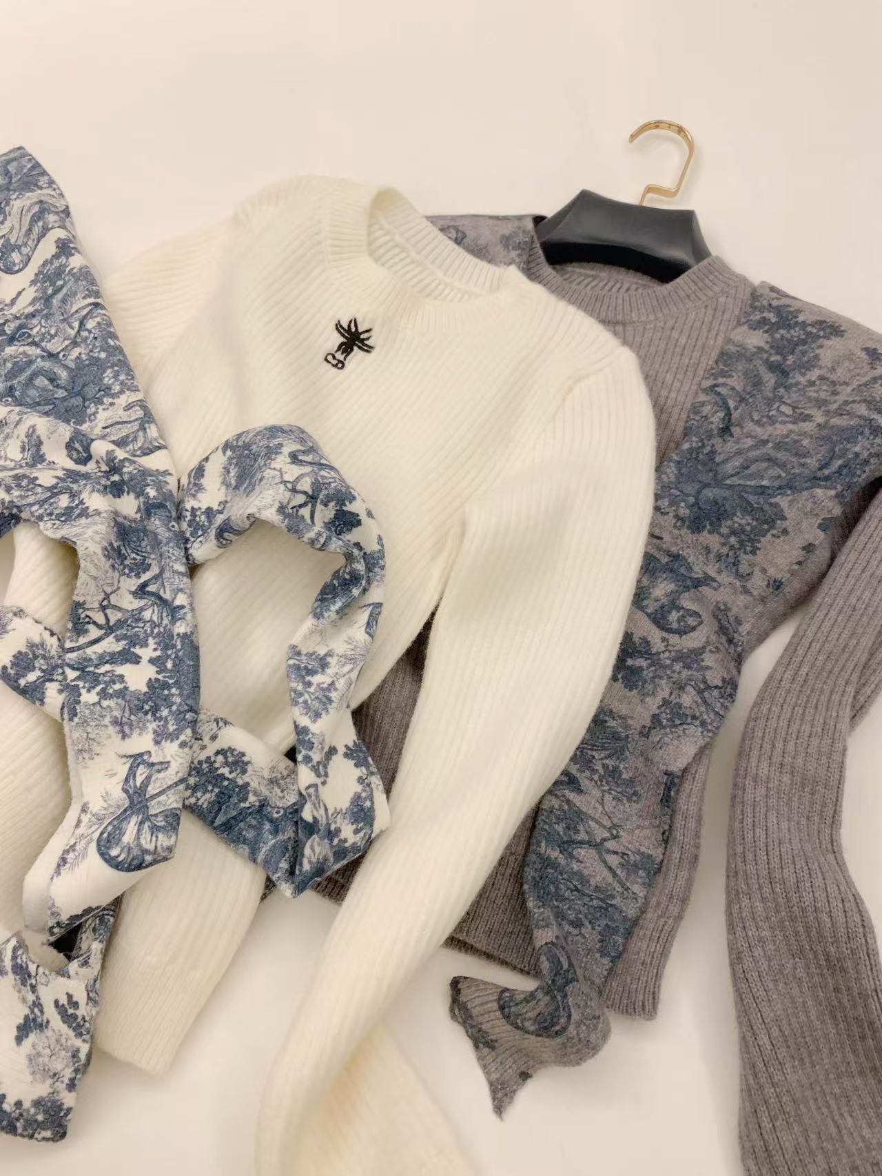 DI0RCD ビーショールウールセーター【50％割引+送料無料】