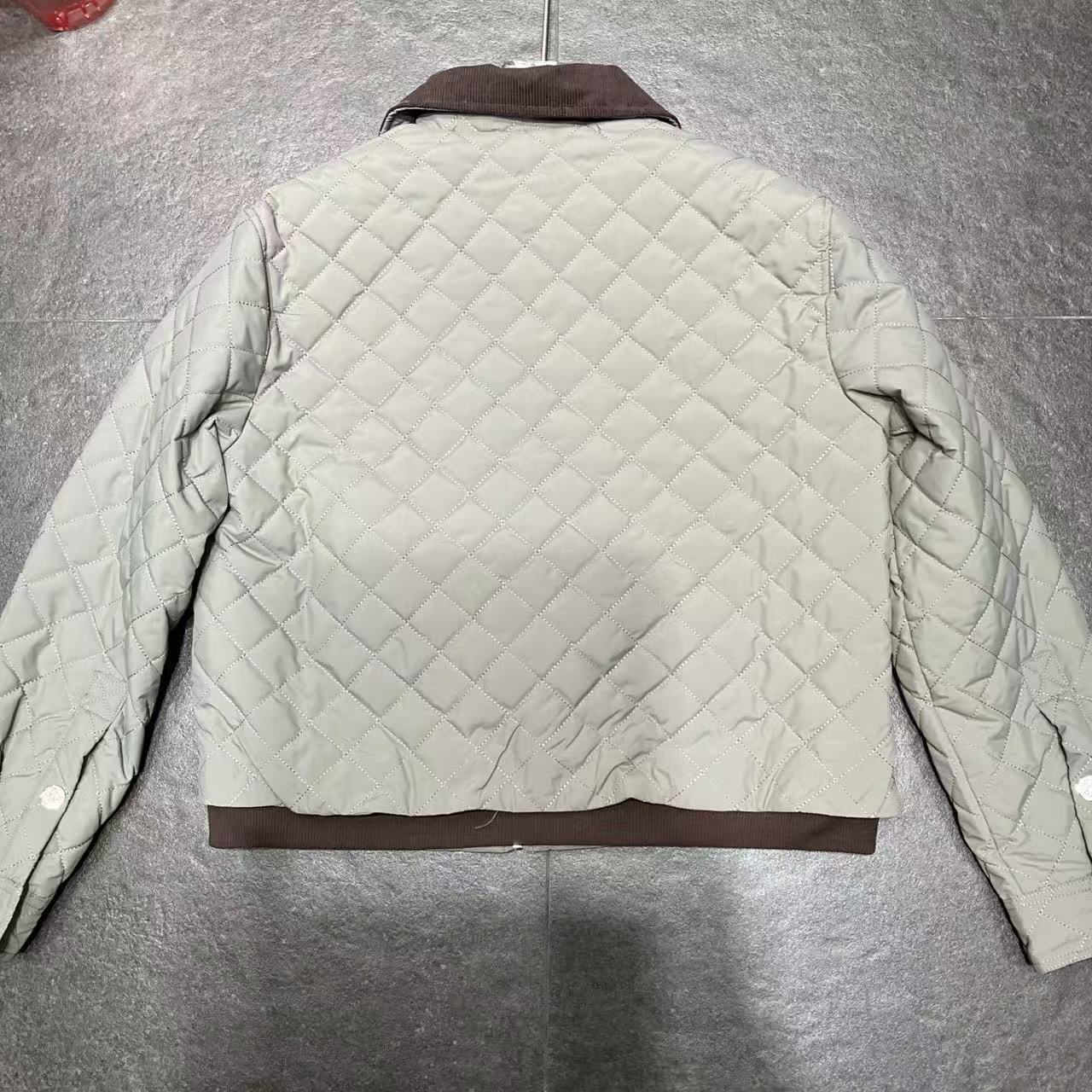 L0WEW チェック柄ラペルコート【50％割引+送料無料】