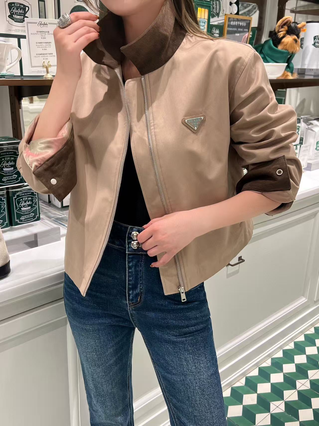 PR4DA トライアングルロゴ ラペルジャケット【50％割引+送料無料】