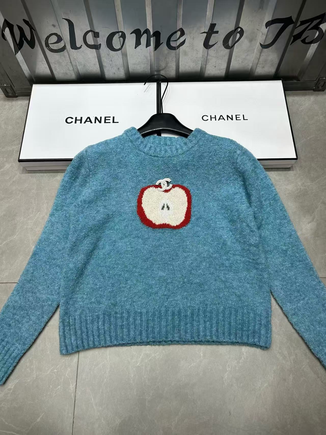 CHANE1 ダブルCハートセーター【50％割引+送料無料】