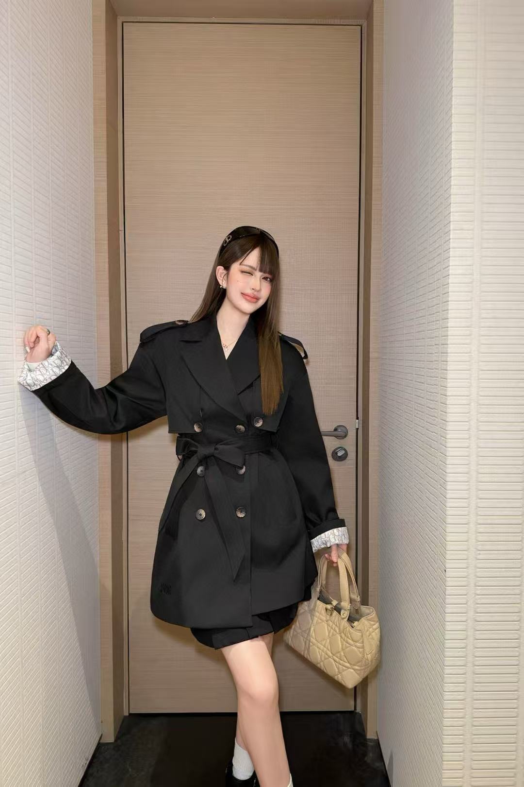 DIOR ダブルブレストトレンチコート【50％割引+送料無料】