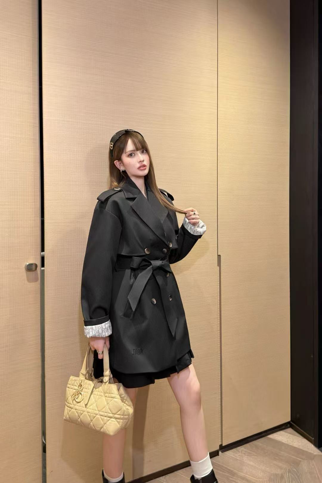 DIOR ダブルブレストトレンチコート【50％割引+送料無料】