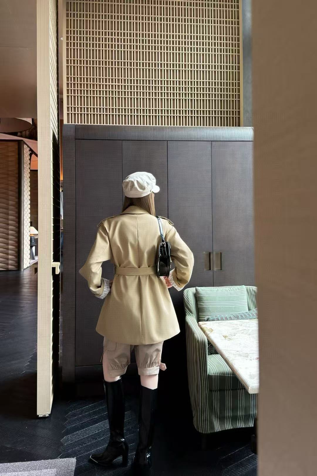 DIOR ダブルブレストトレンチコート【50％割引+送料無料】