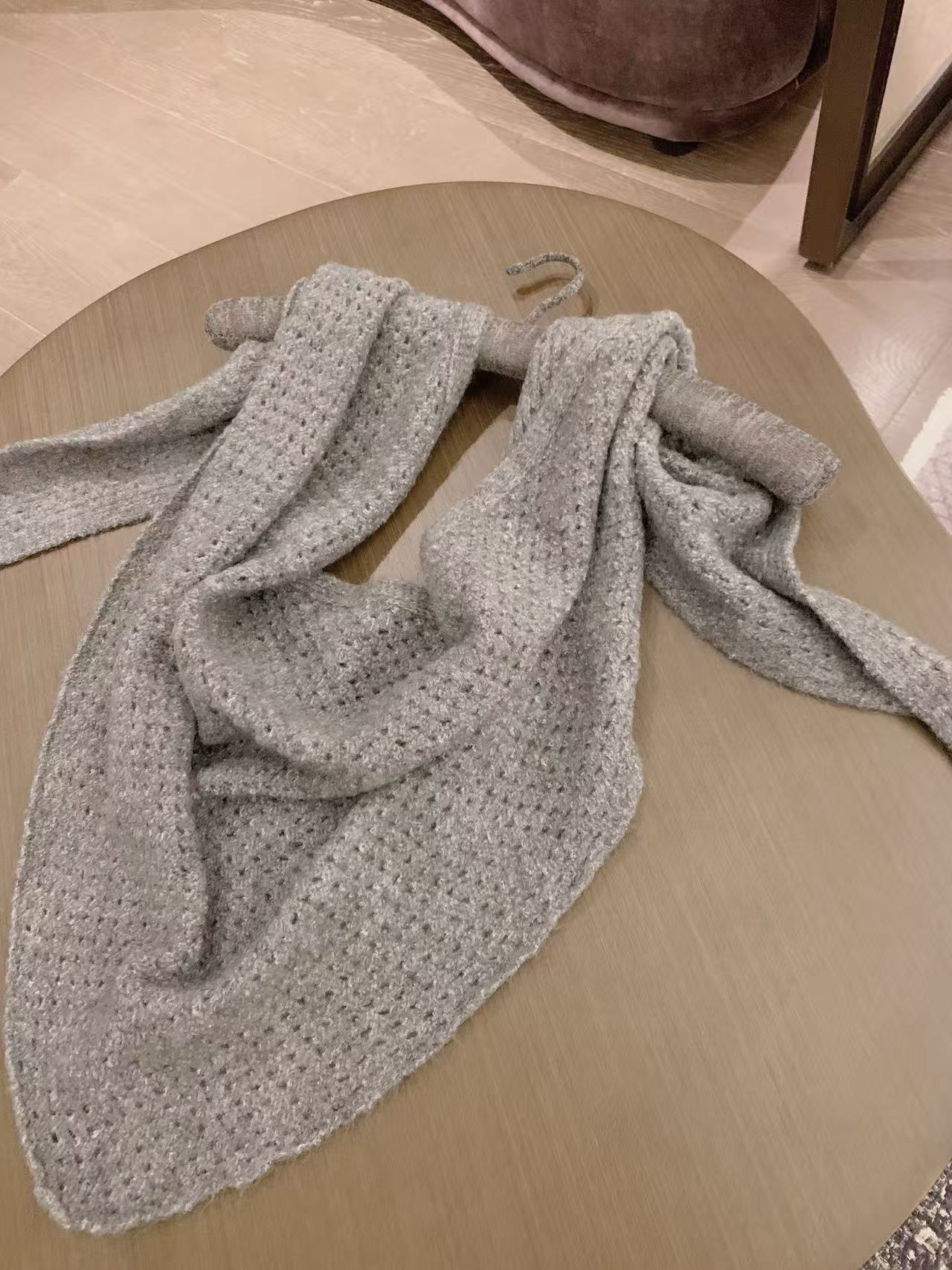 CHANE1 ダブルC スカーフ付き カジュアルスーツ【50％割引+送料無料】