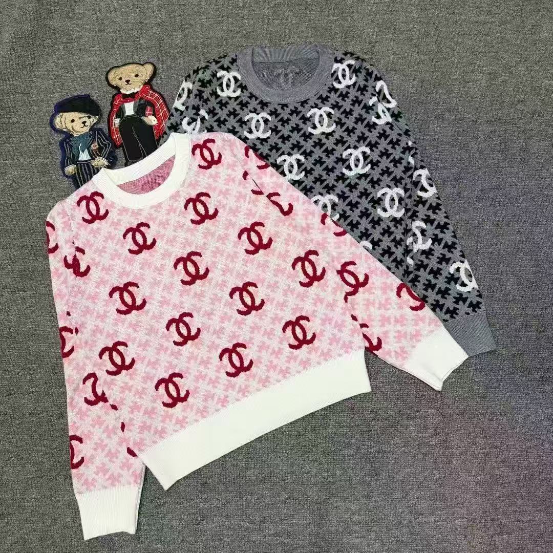 CHANE1 ダブルC ウールセーター【50％割引+送料無料】