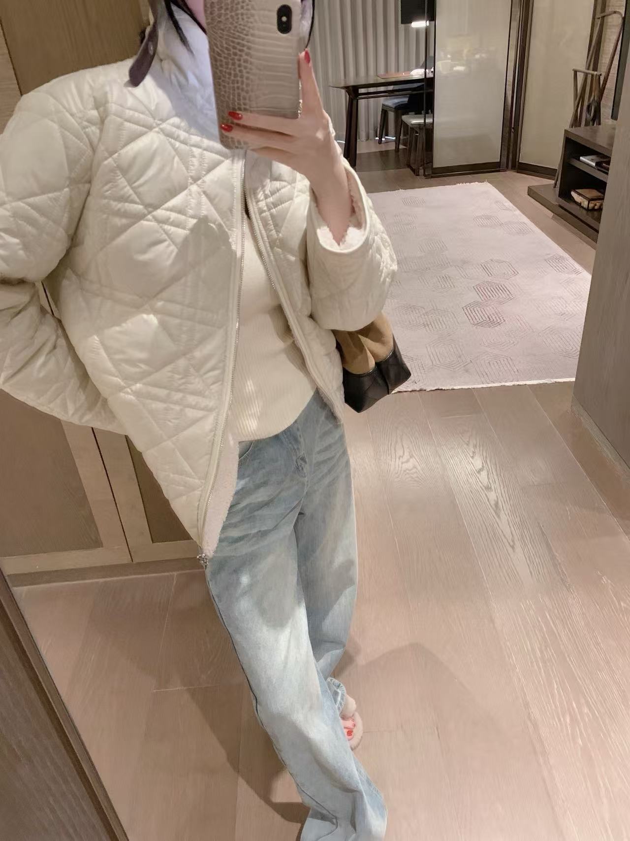 DIOR エンブロイダリー ビー キルティング ジャケット【50％割引+送料無料】