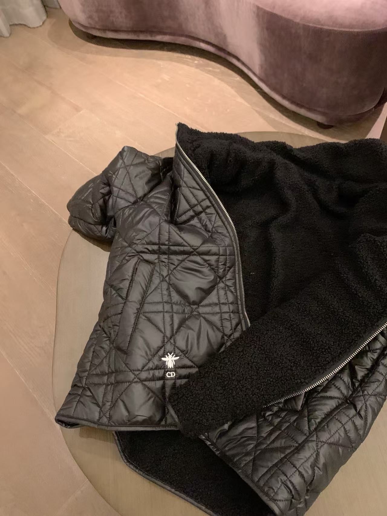 DIOR エンブロイダリー ビー キルティング ジャケット【50％割引+送料無料】