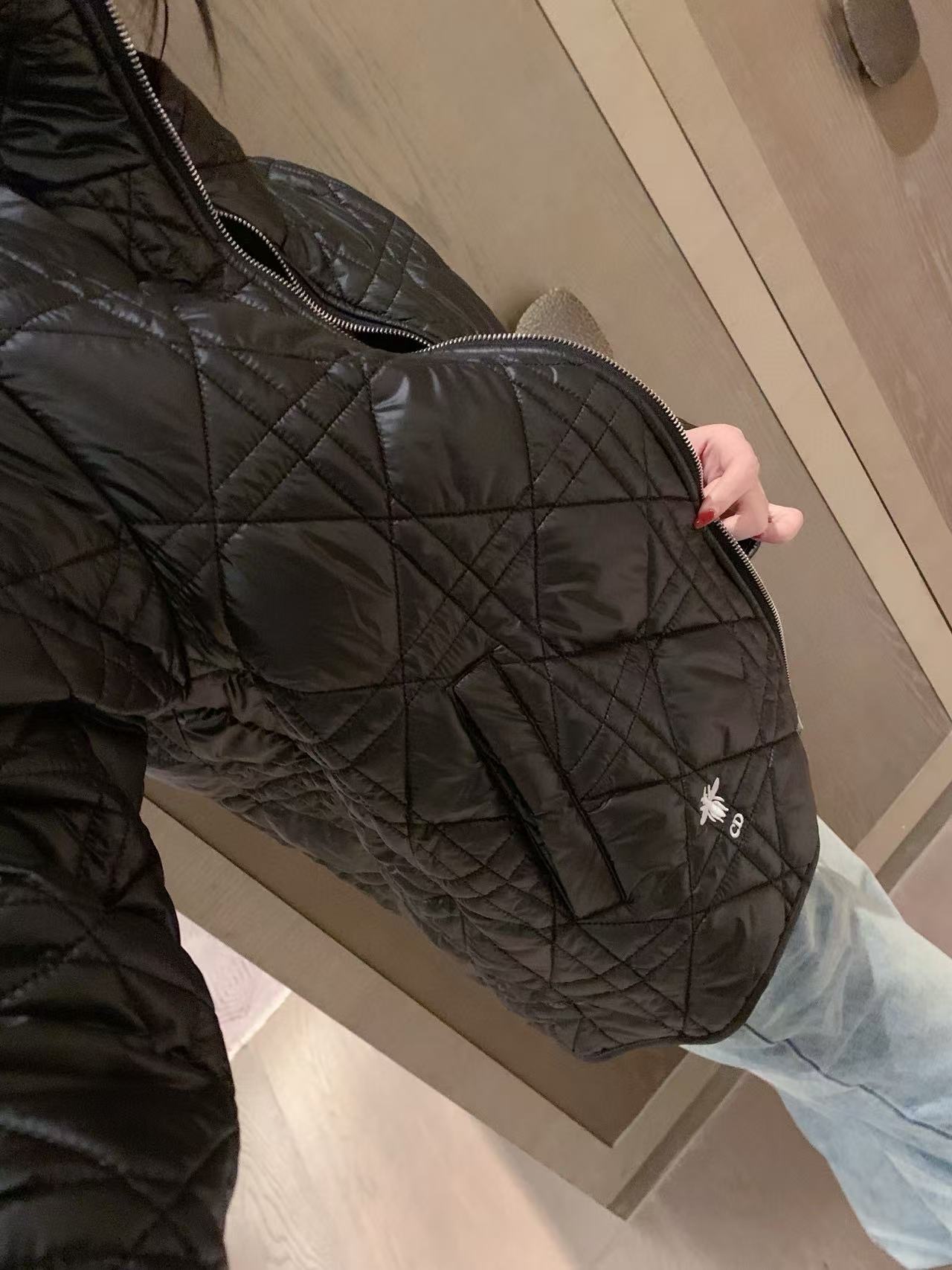 DIOR エンブロイダリー ビー キルティング ジャケット【50％割引+送料無料】