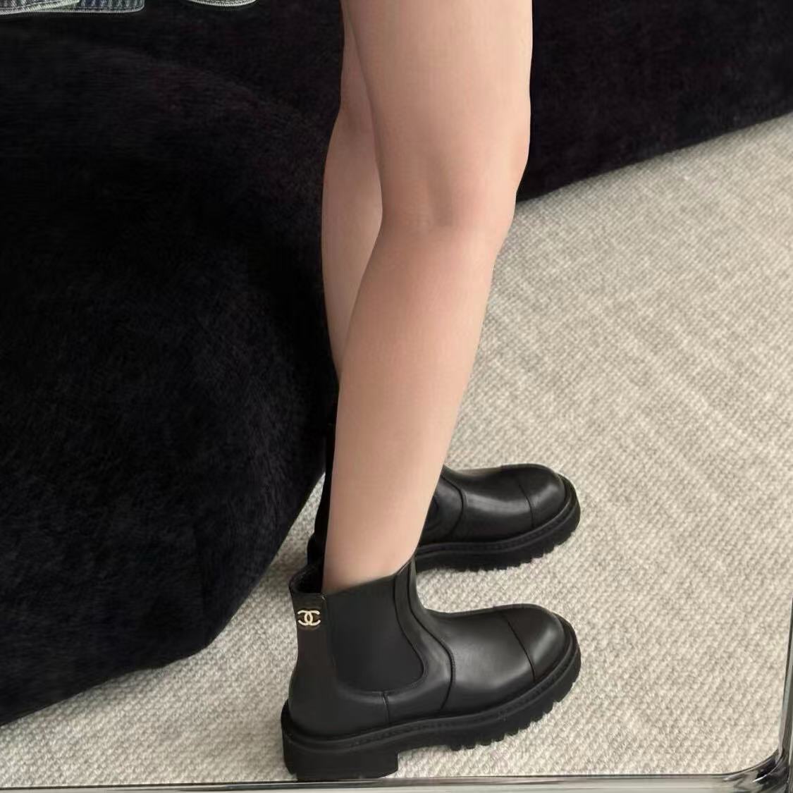 CHANE1 上質なシンプルアンクルブーツ/ロングブーツ【50％割引+送料無料】