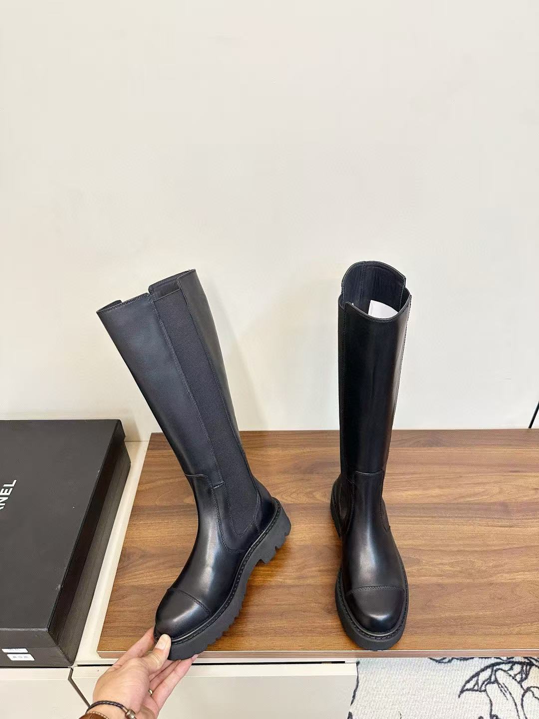 CHANE1 上質なシンプルアンクルブーツ/ロングブーツ【50％割引+送料無料】