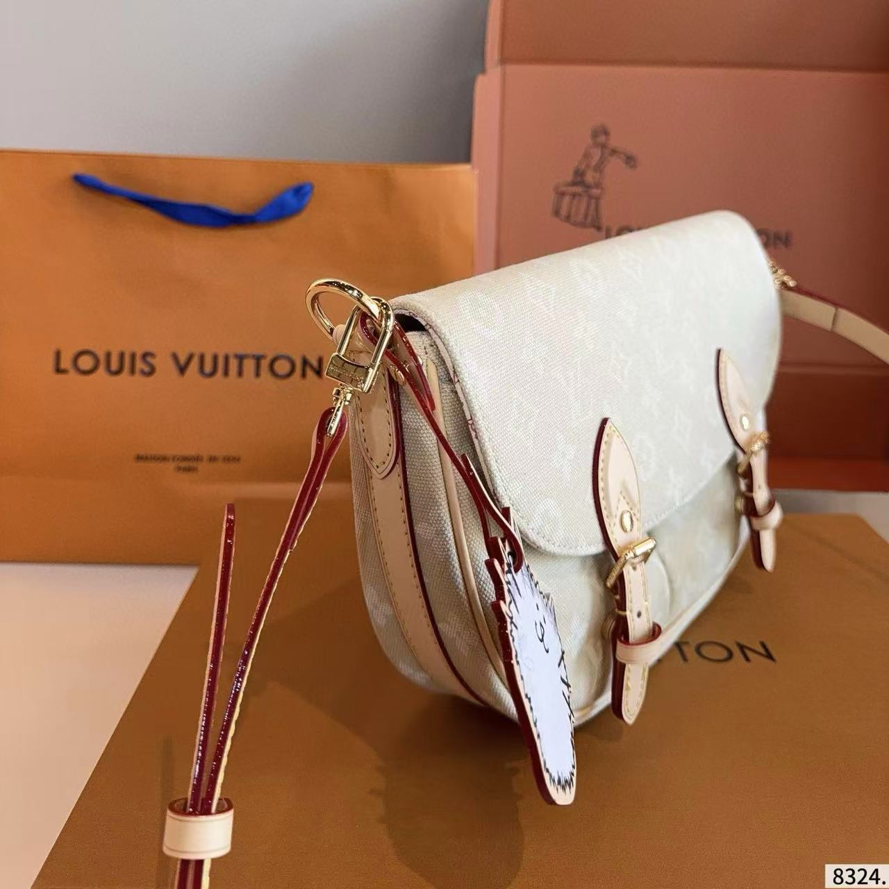 LVプリント クロスボディバッグ【50％割引+送料無料】