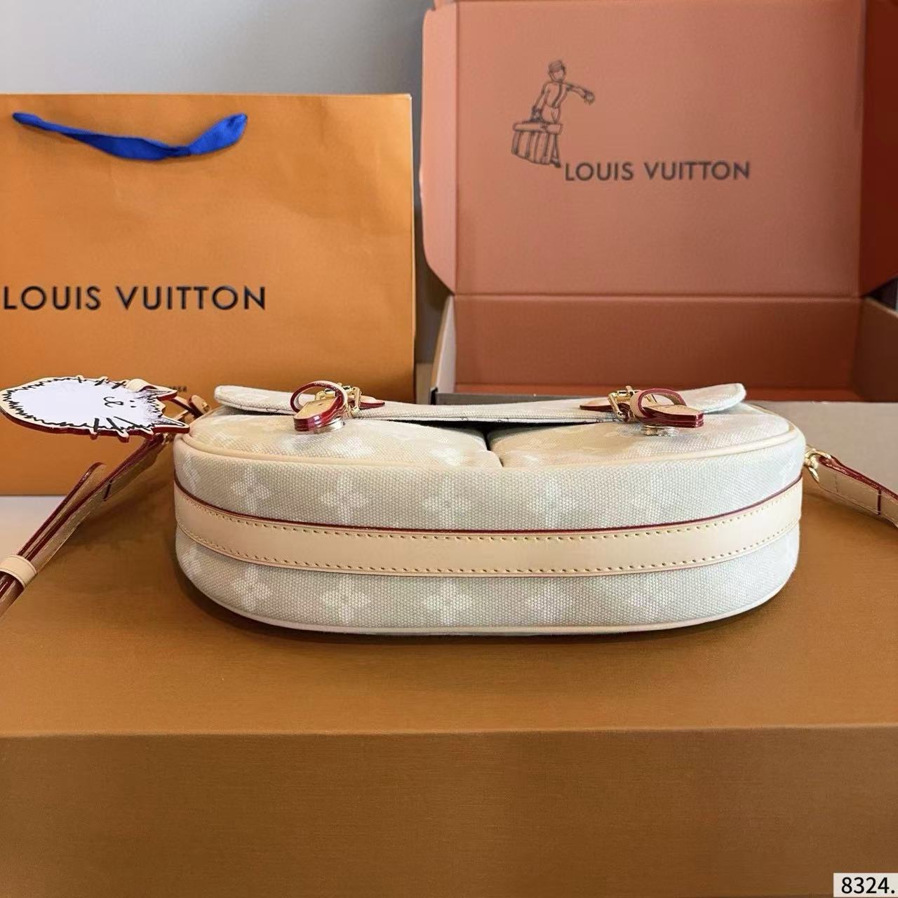 LVプリント クロスボディバッグ【50％割引+送料無料】