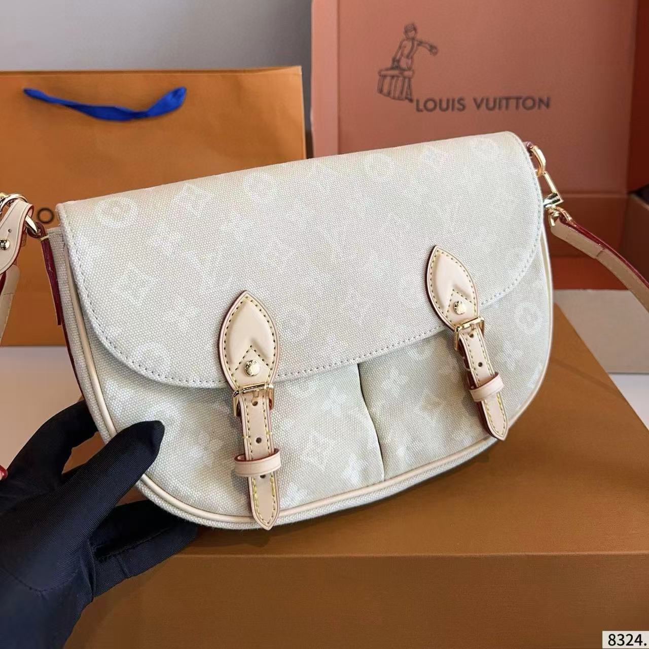 LVプリント クロスボディバッグ【50％割引+送料無料】