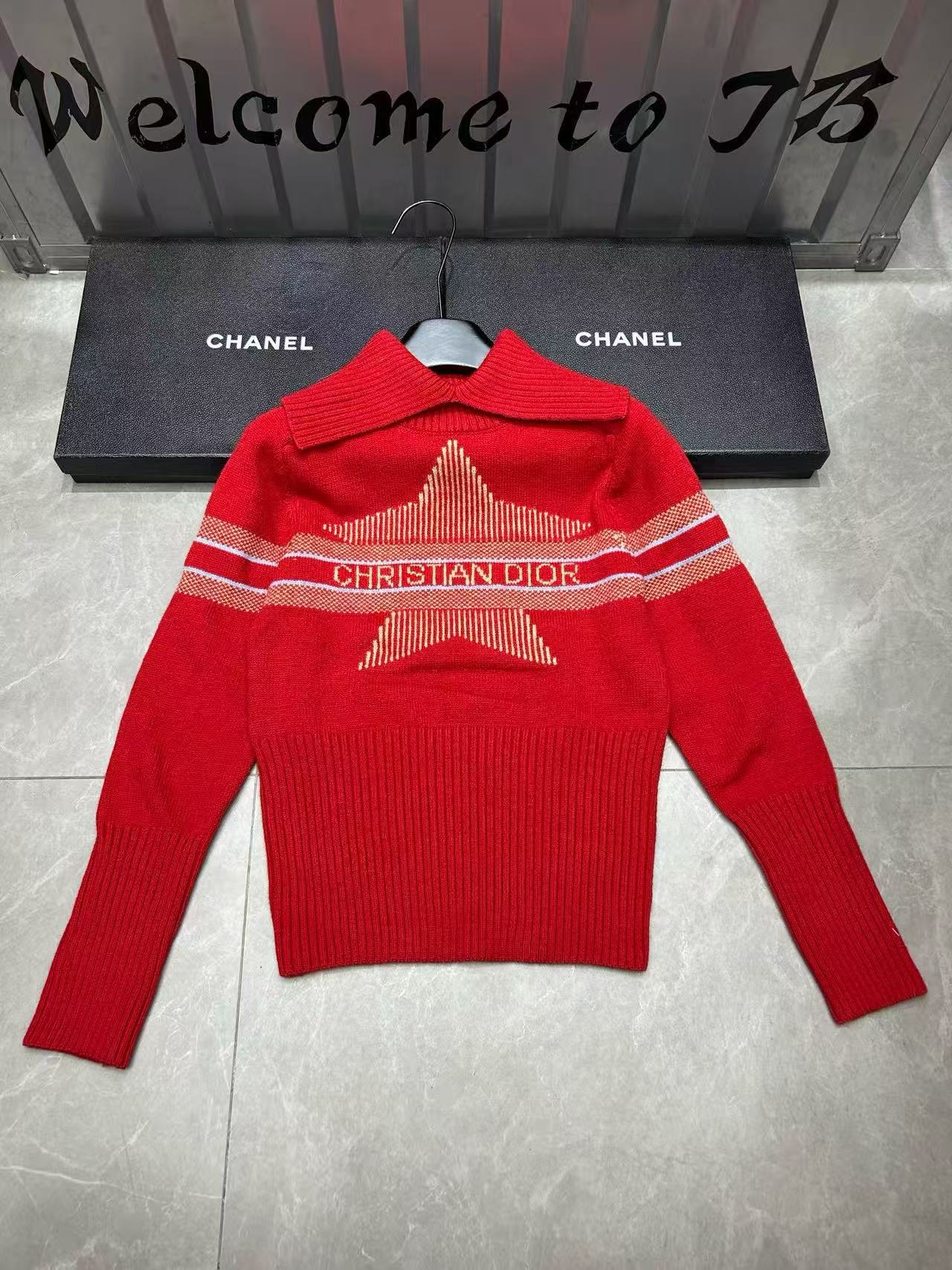 DIORの五芒星柄ウールセーター【50％割引+送料無料】