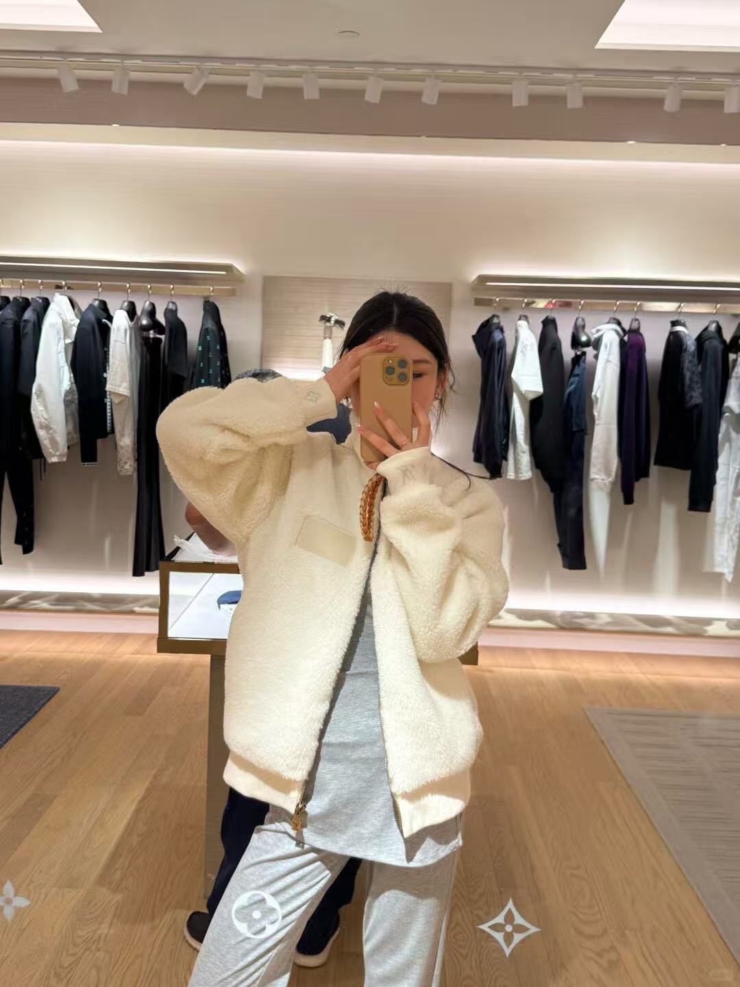 LVスタンドカラーフリースジップアップジャケット【50％割引+送料無料】