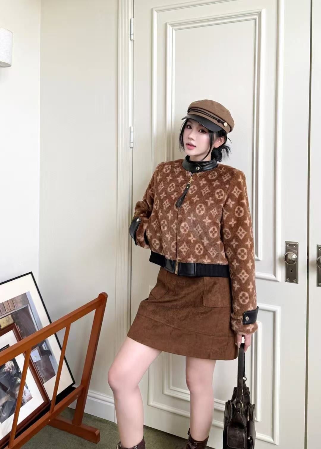 LVプリントプラッシュコート【50％割引+送料無料】