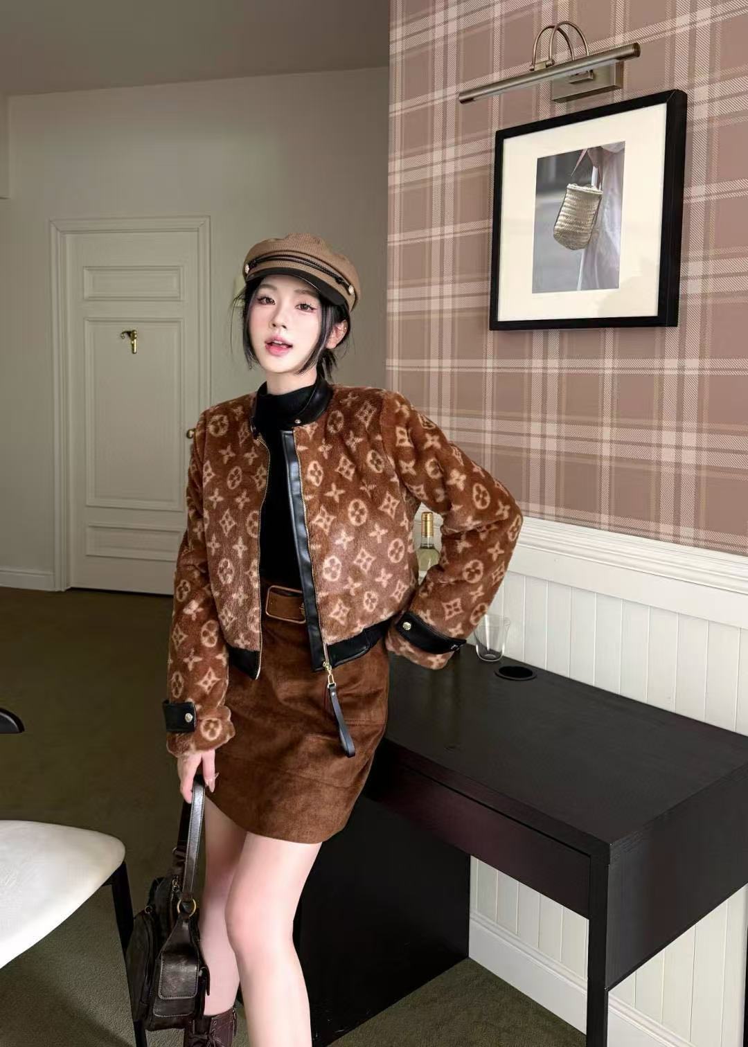 LVプリントプラッシュコート【50％割引+送料無料】