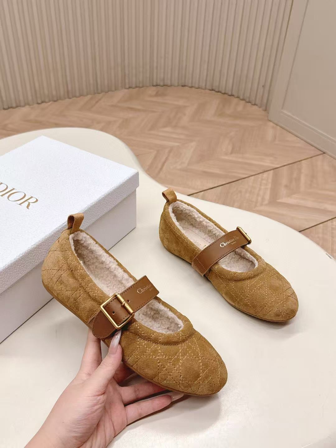 M1UM1U 高品質ウール メリージェーンフラットシューズ【50％割引+送料無料】