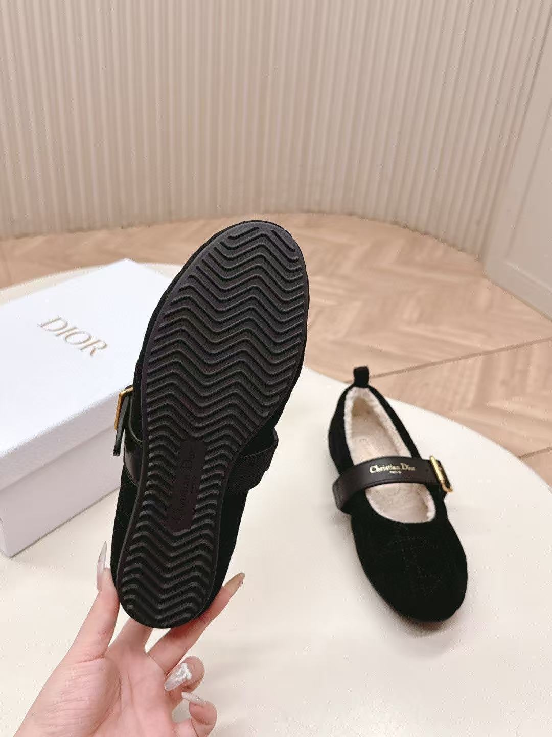 M1UM1U 高品質ウール メリージェーンフラットシューズ【50％割引+送料無料】