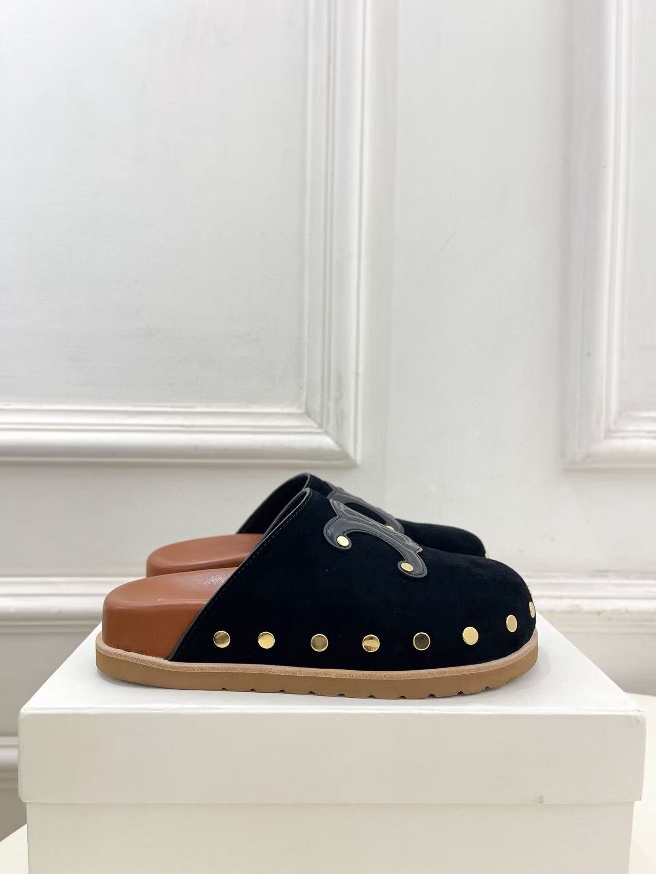 CEL1NE 高品質 凱旋門 厚底スリッパ【50％割引+送料無料】