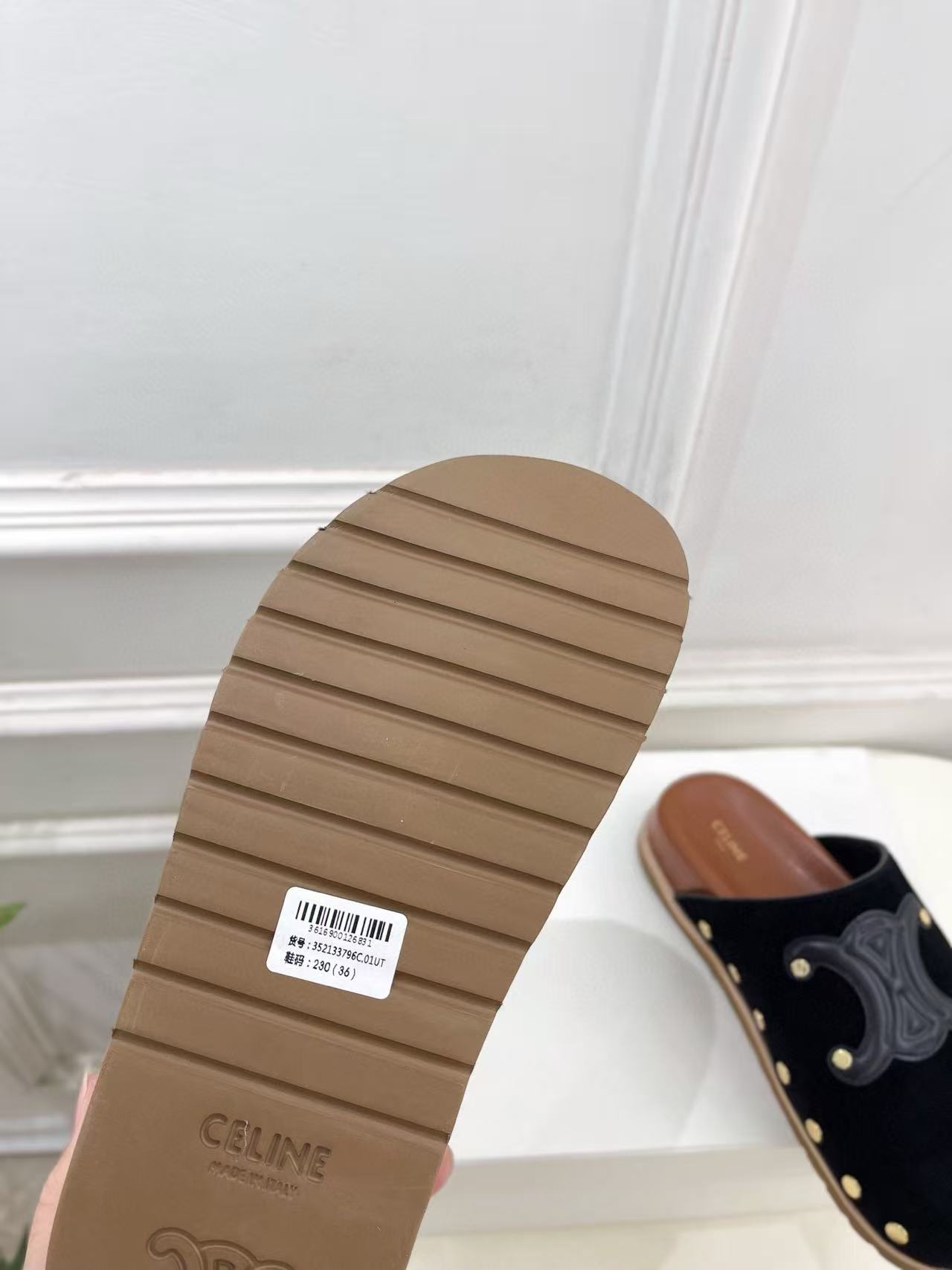 CEL1NE 高品質 凱旋門 厚底スリッパ【50％割引+送料無料】