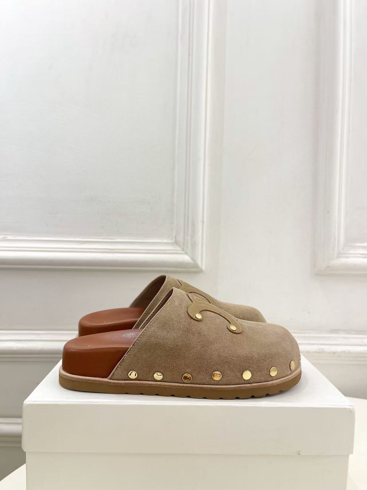 CEL1NE 高品質 凱旋門 厚底スリッパ【50％割引+送料無料】