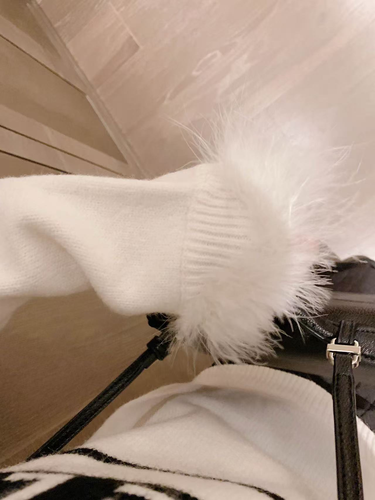 CHANE1 カラーブロック ダブルC セーター【50％割引+送料無料】