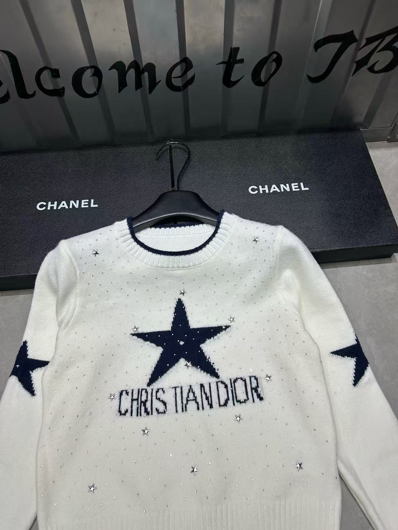 DIOR ファイブポインテッドスターレターセーター【50％割引+送料無料】