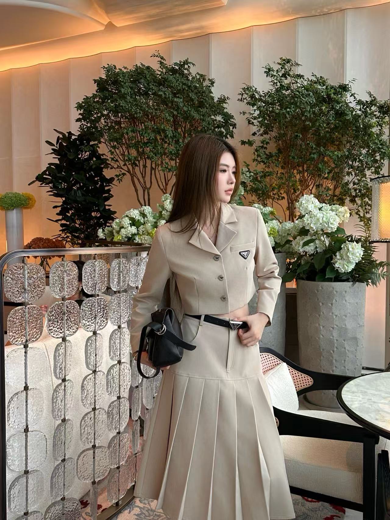 PR4DA 高品質スーツジャケット+スカート ツーピースセット【50％割引+送料無料】