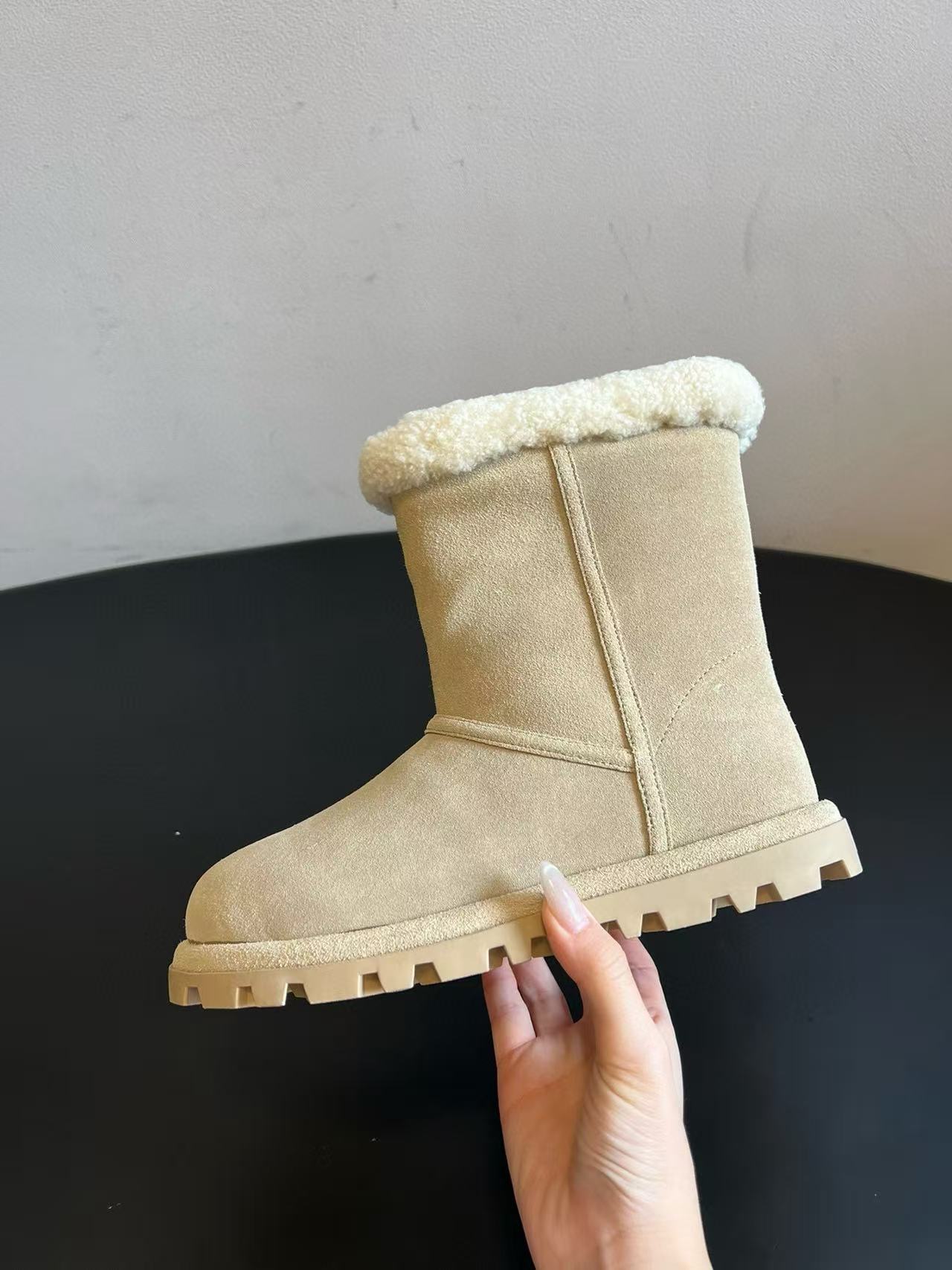 M1UM1U 高品質ウールスノーブーツ【50％割引+送料無料】