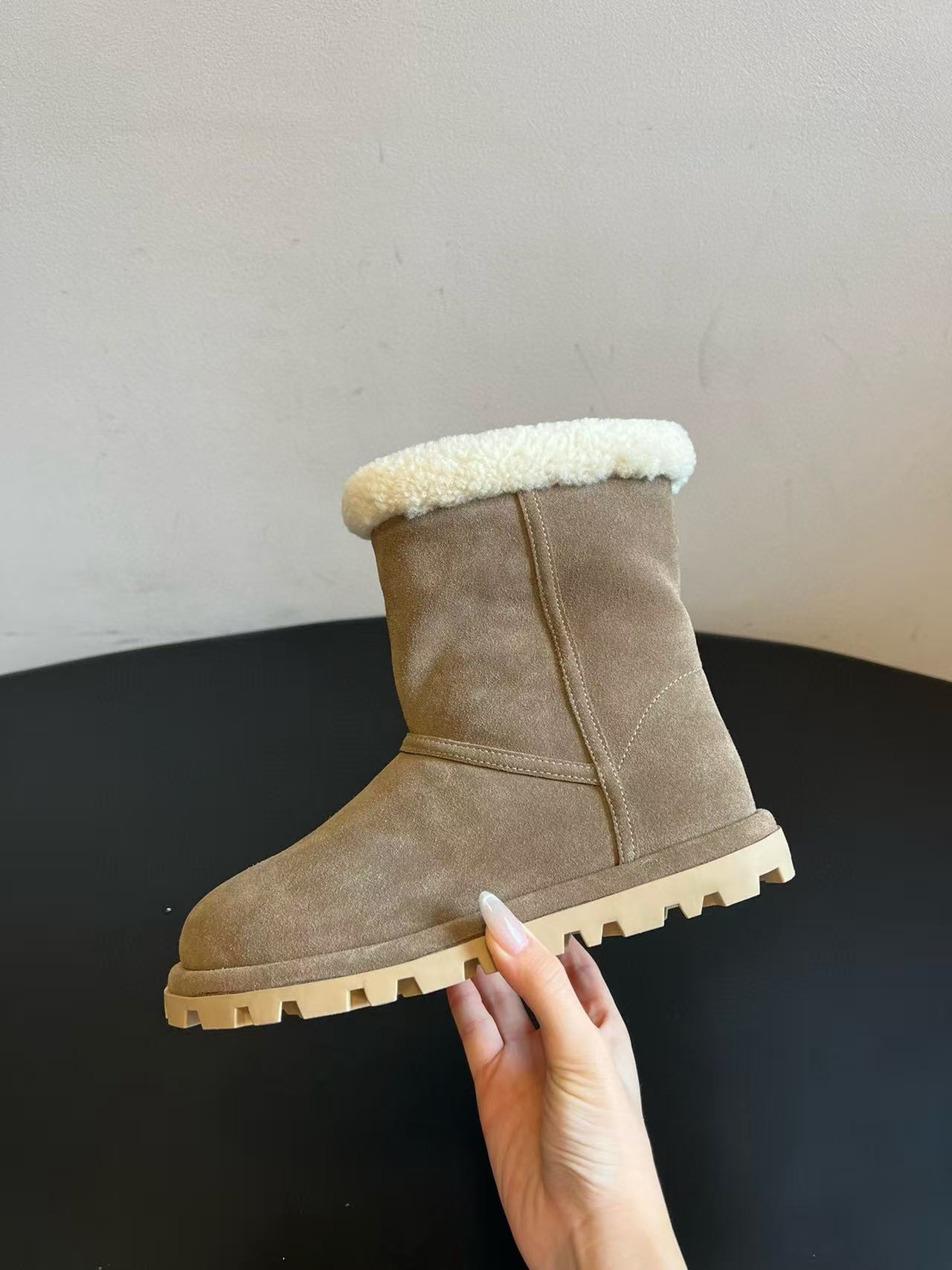 M1UM1U 高品質ウールスノーブーツ【50％割引+送料無料】