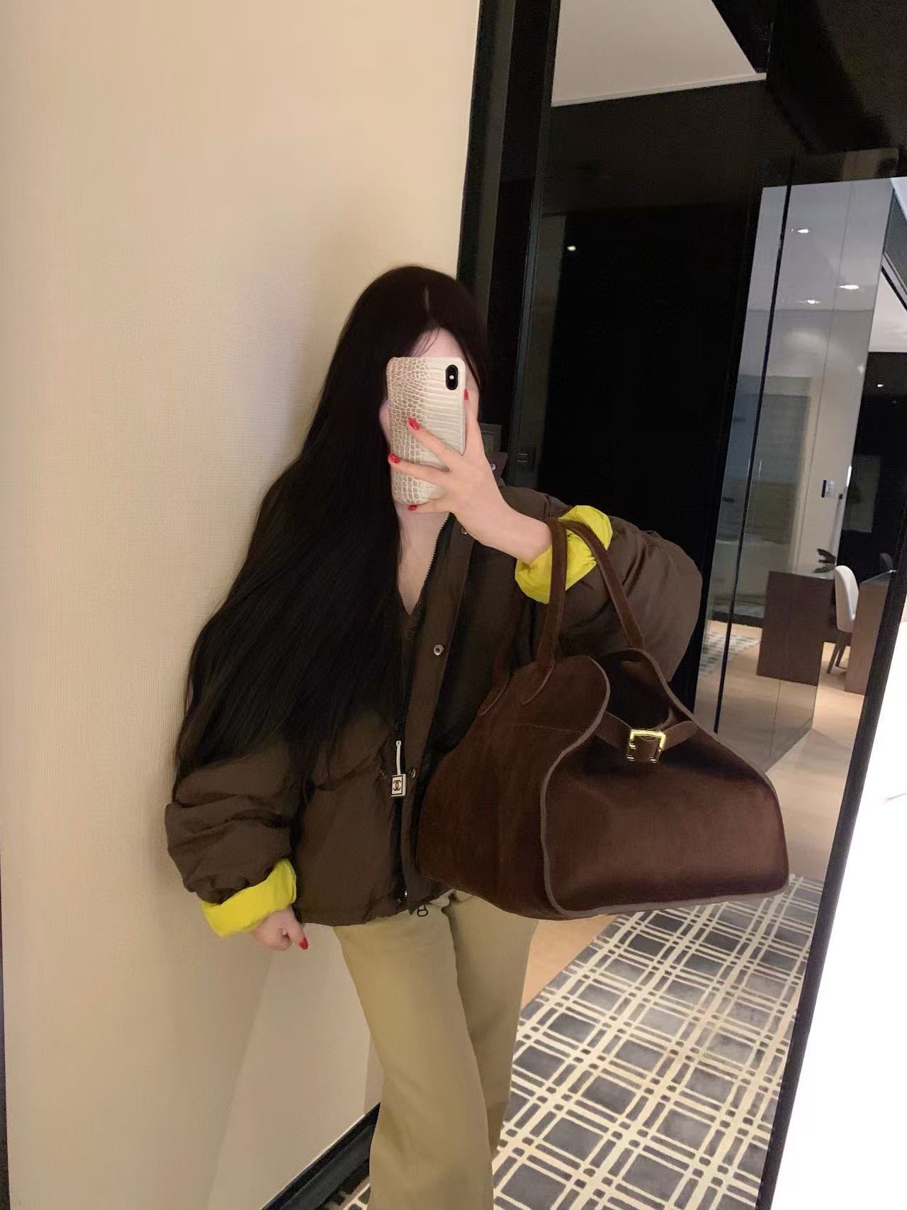 CHANE1 シンプルダブルCフードジャケット【50％割引+送料無料】