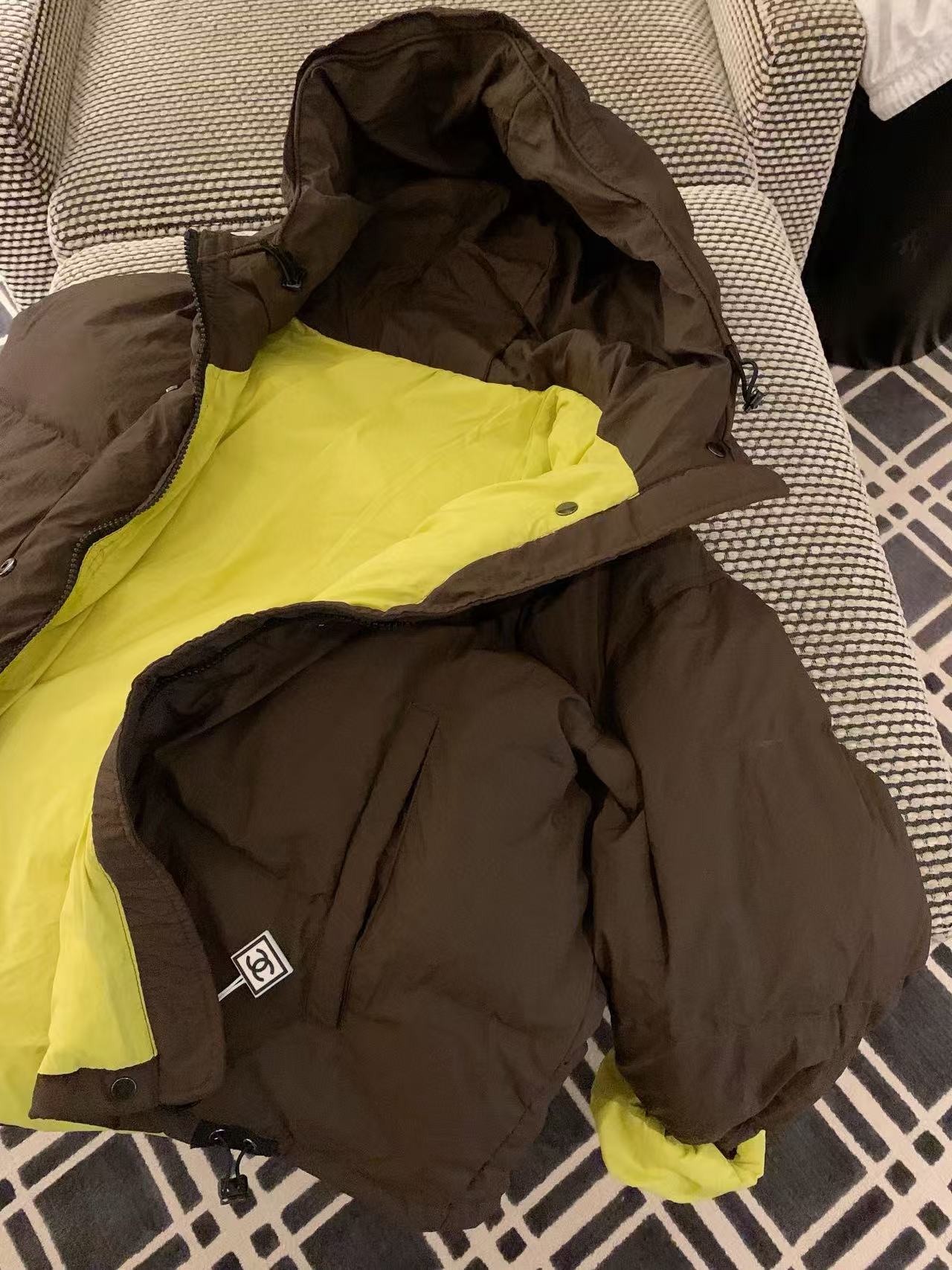 CHANE1 シンプルダブルCフードジャケット【50％割引+送料無料】