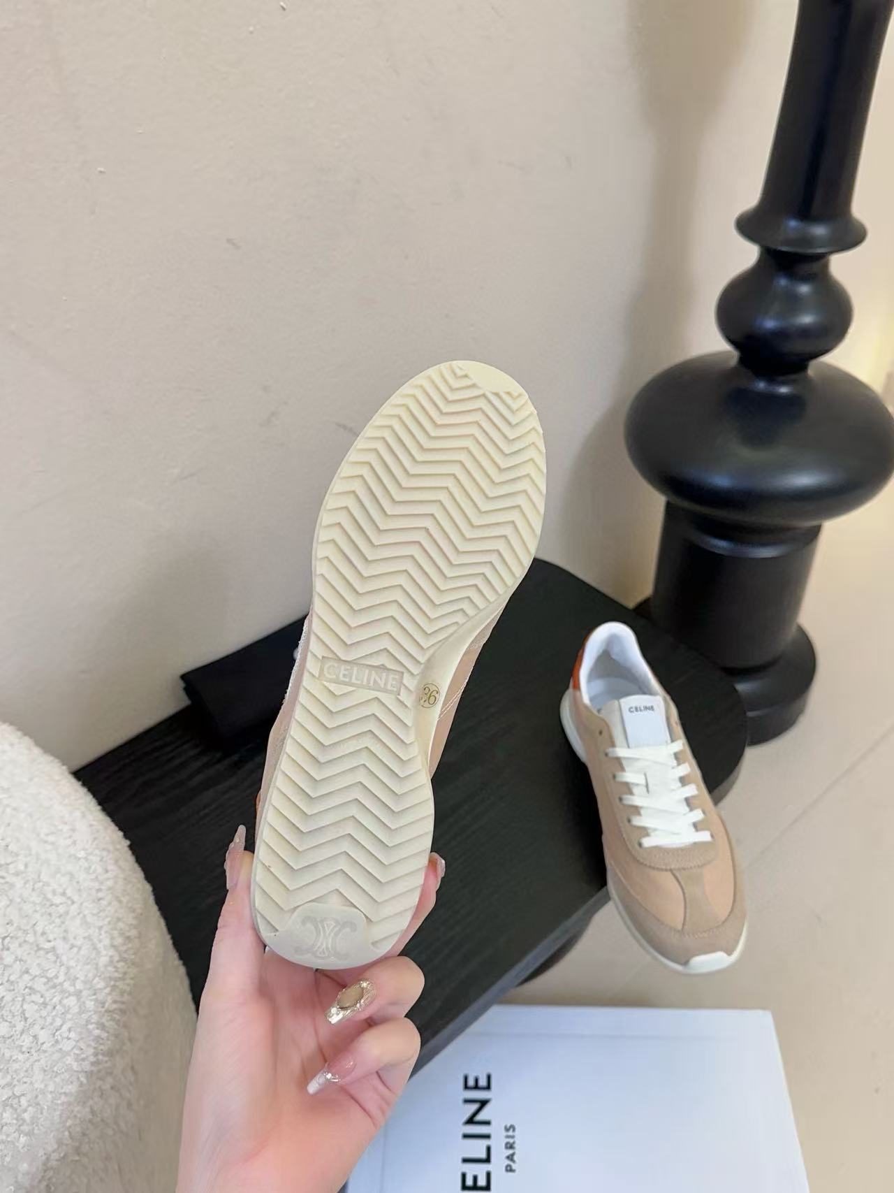 CEL1NE 高品質 凱旋門カラーブロック カジュアルシューズ【50％割引+送料無料】