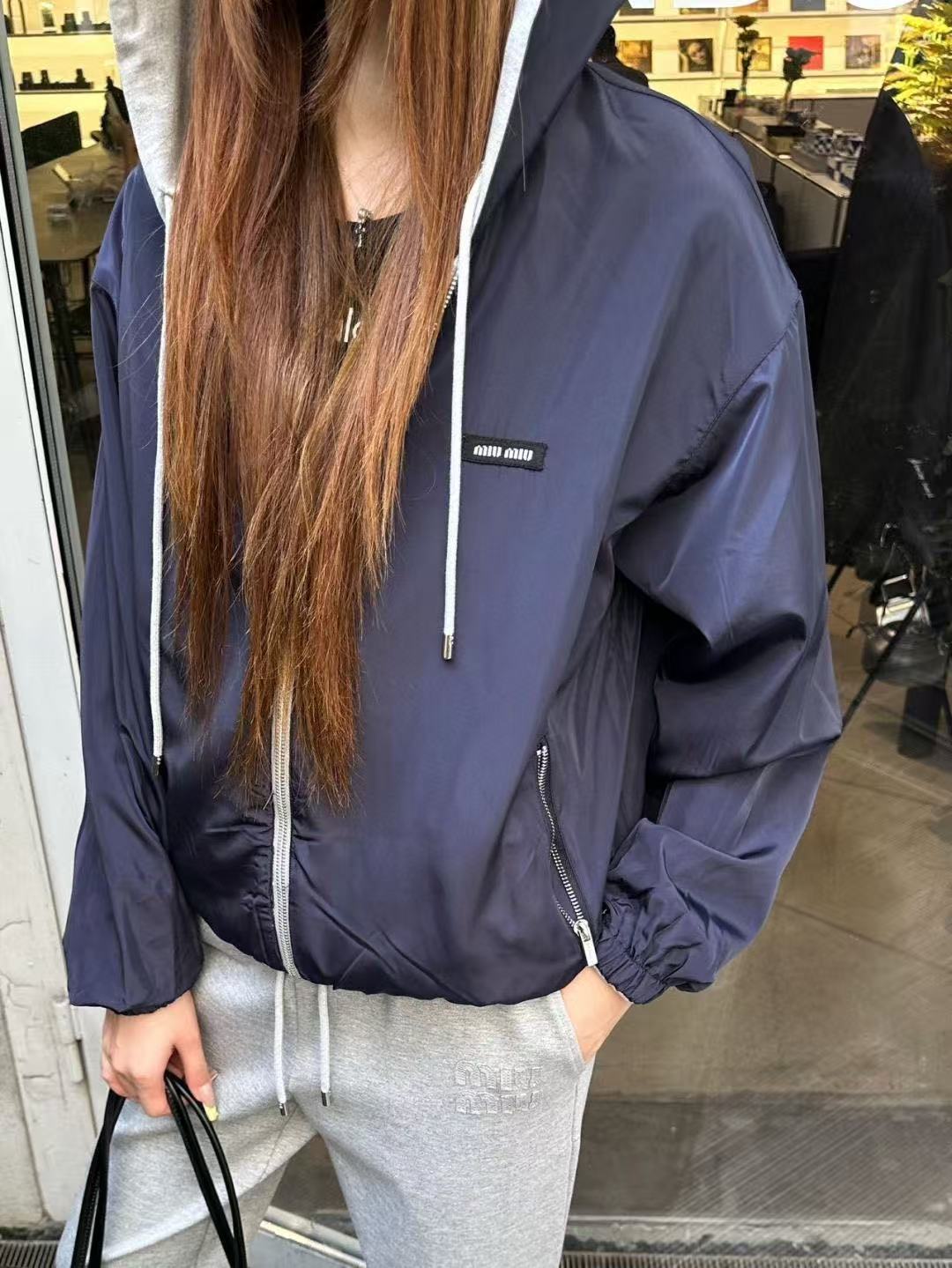 M1UM1U フード付きリバーシブルジャケット+パンツ ツーピースセット【50％割引+送料無料】